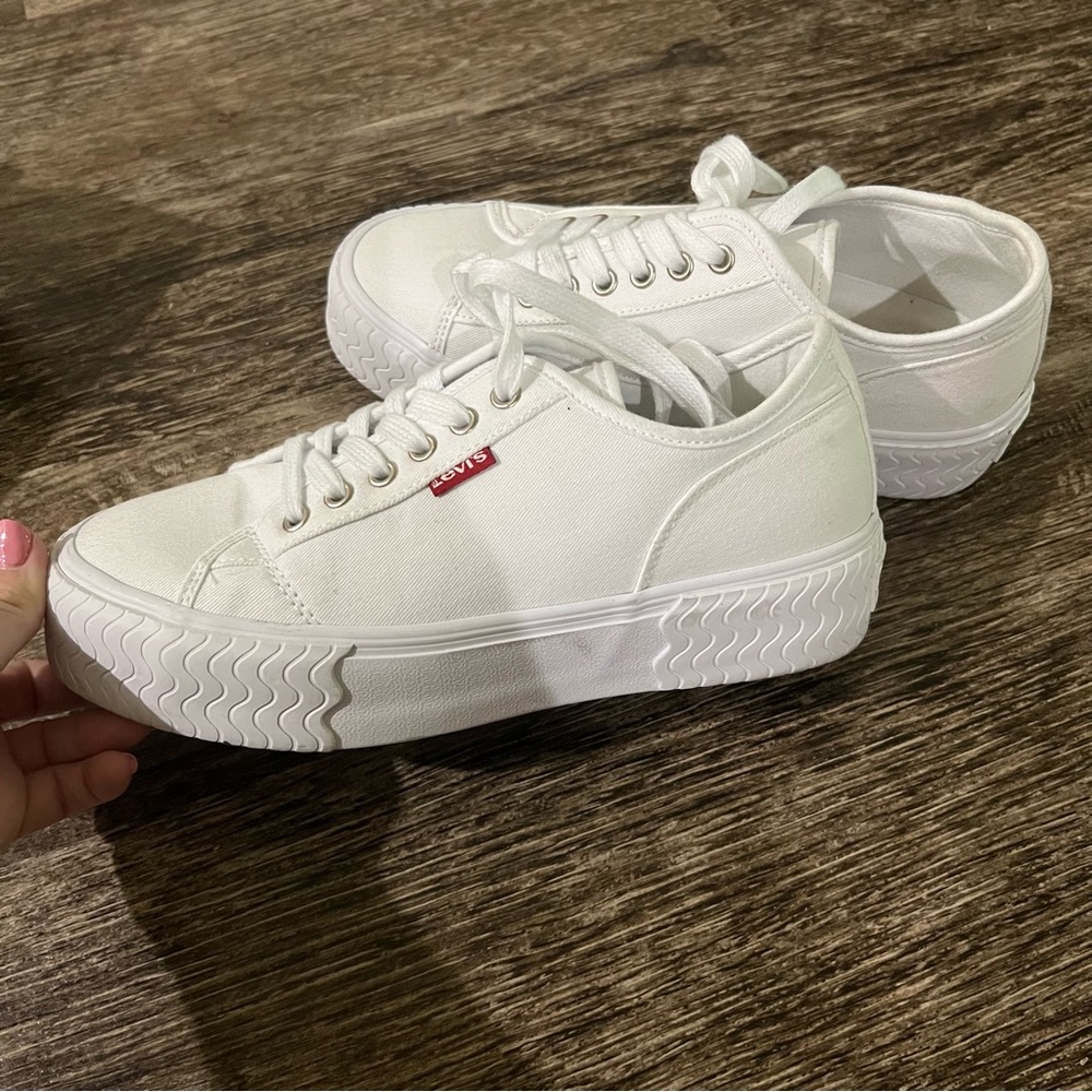 levis platform sneakers